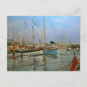 Old Gaffers Yarmouth Isle of Wight 2011 Postkarte