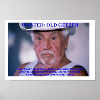 Old Geezer Poster