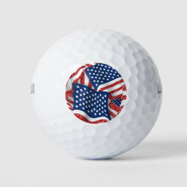 Old Glory All American - USA Flag - Celebration Golfball