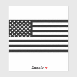 Old Glory Black Edition Aufkleber