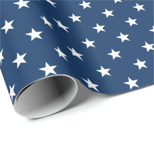 Old Glory Blue Stars (mittlere Größe) Geschenkpapier
