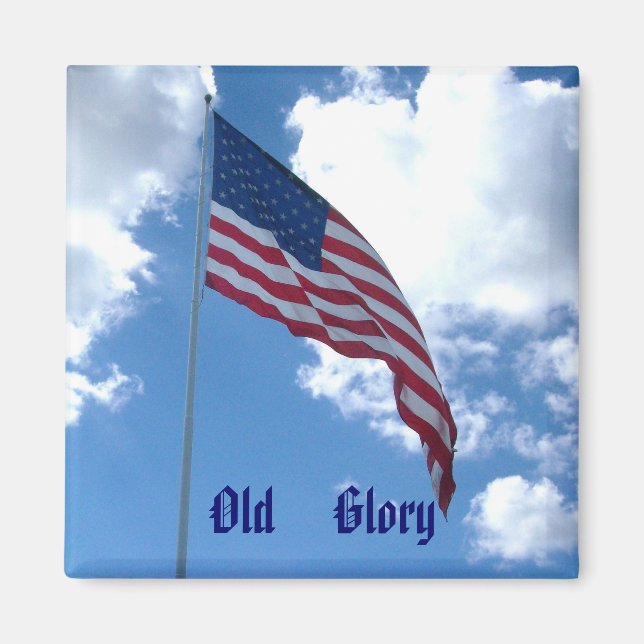 Old Glory Magnet (Vorne)