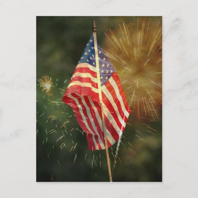 Old Glory Postcard Postkarte (Vorderseite)