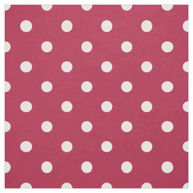 Old Glory Red White Polka Dots Stoff (Muster)
