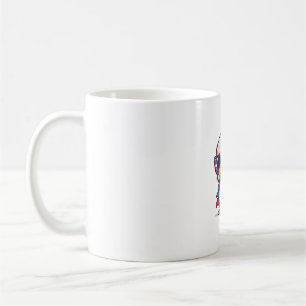 Old Glory Shines: Patriotic 4. Juli Tasse & Cup