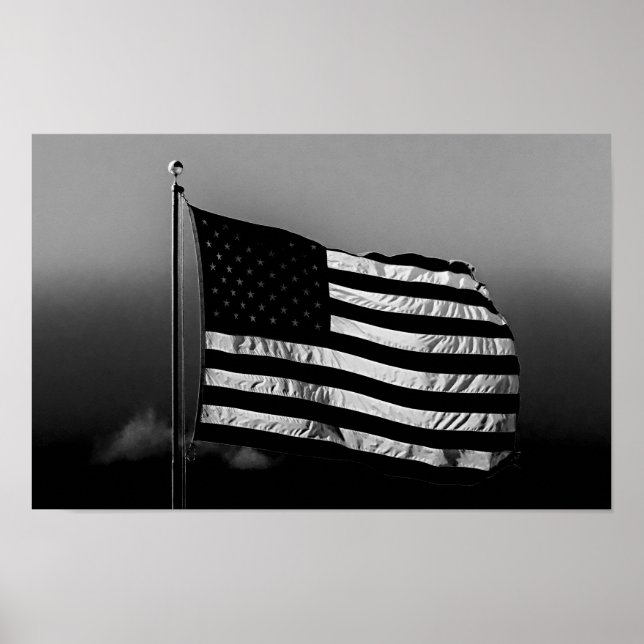 Old Glory US Flag Poster (Vorne)
