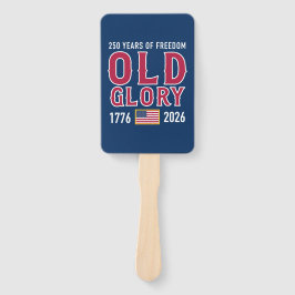 Old Glory USA 250. Jubiläum Handfächer