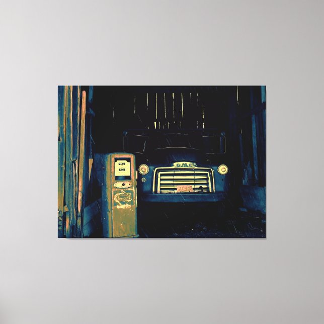 Old GMC Truck Leinwanddruck (Vorderseite)
