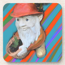 Old Gnome Gardener Getränkeuntersetzer