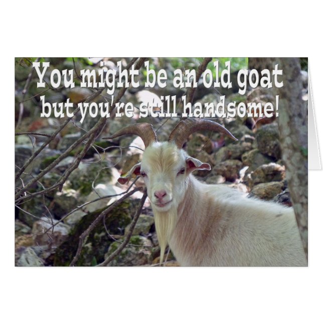 Old Goat Card (Vorderseite (Horizontal))