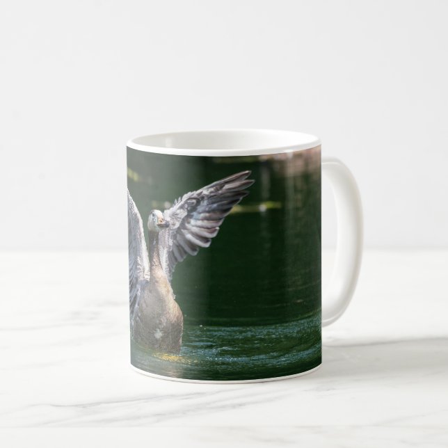 Old Goose Wing Action Coffee Tasse (VorderseiteRechts)