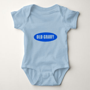 Old Gravy Logo Baby Bodysuit Strampler