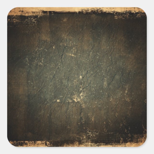 Old Grunge Paper Quadratischer Aufkleber (Vorderseite)