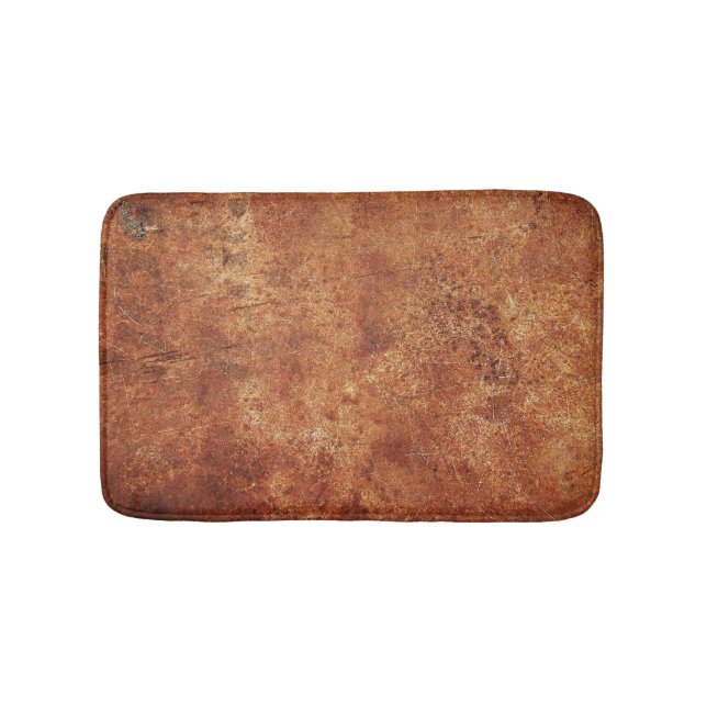 Old Grunge Rustikale Metallstruktur Badematte (Vorderseite)