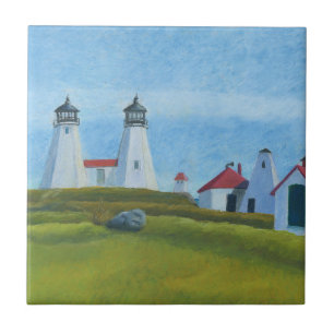 Old Gurnet Lighthouses Fliese