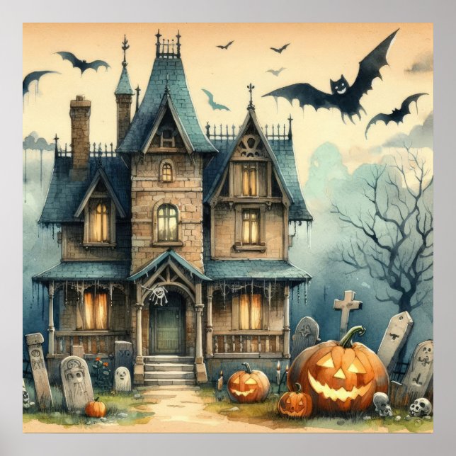 Old Halloween Art Poster (Vorne)