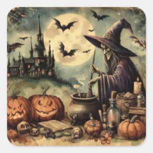 Old Halloween Art Stickers