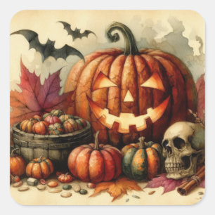 Old Halloween Art Stickers