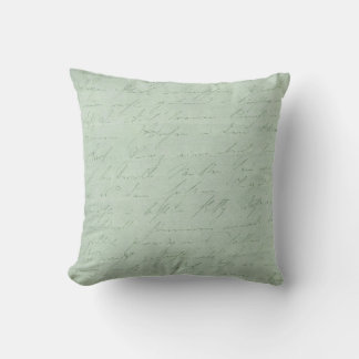 Old handwriting love letters faded antike script kissen