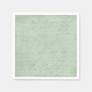 Old handwriting love letters faded antike script serviette