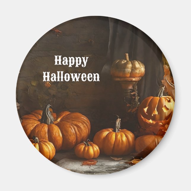 Old Happy Halloween Zuhause Collection Magnet (Vorne)