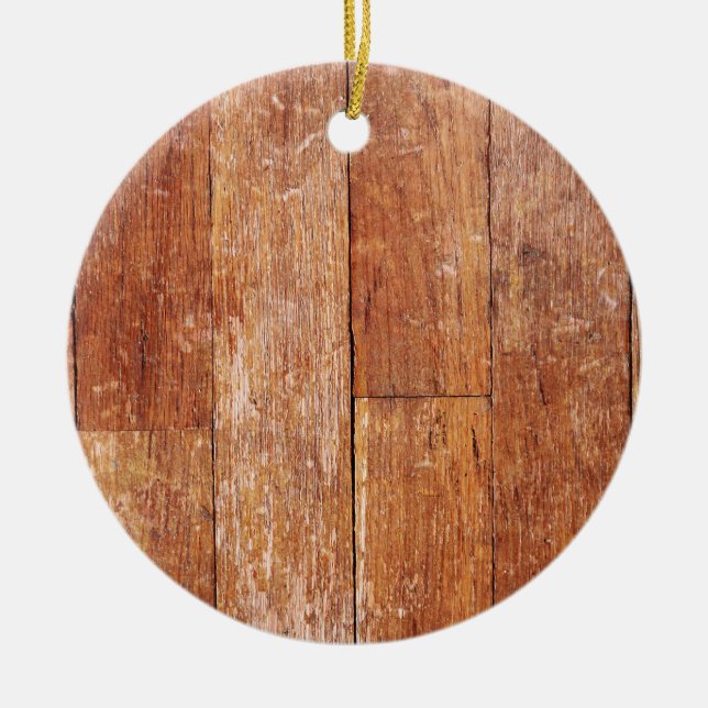 Old Hardwood Look Keramikornament (Vorne)