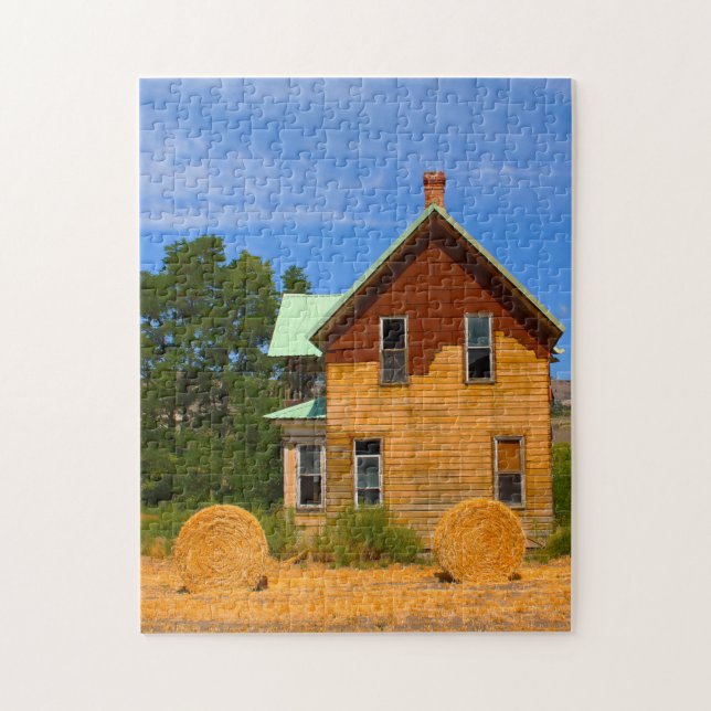 Old Hay House Oregon. Puzzle (Vertikal)