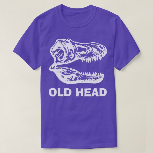 Old Head Dinosaur Skull T-Shirt (Design vorne)