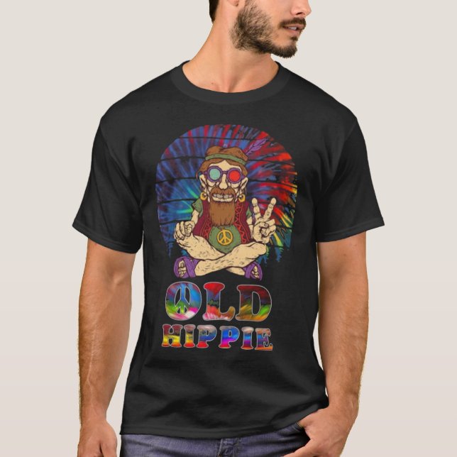 Old Hippie FRIEDLICH EASY GEFÜHL T-Shirt (Vorderseite)