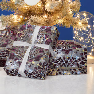 Old Hollywood Chic Elegant Amythesa Wrapping Paper Geschenkpapier