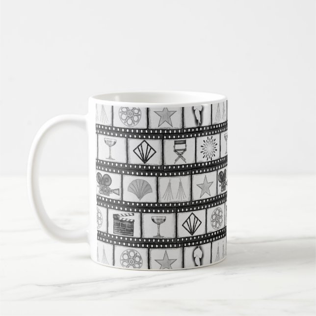 Old Hollywood Film Coffee Tasse (Links)