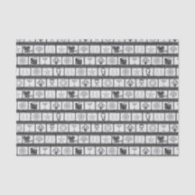 Old Hollywood Film Tissue Paper