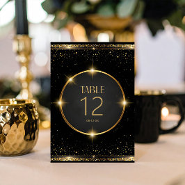 Old Hollywood Glam Sweet 16 ID1108 Tischnummer