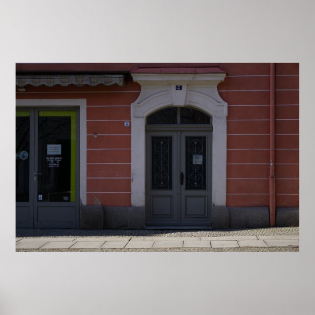 Old House Doorway Poster (Vorne)