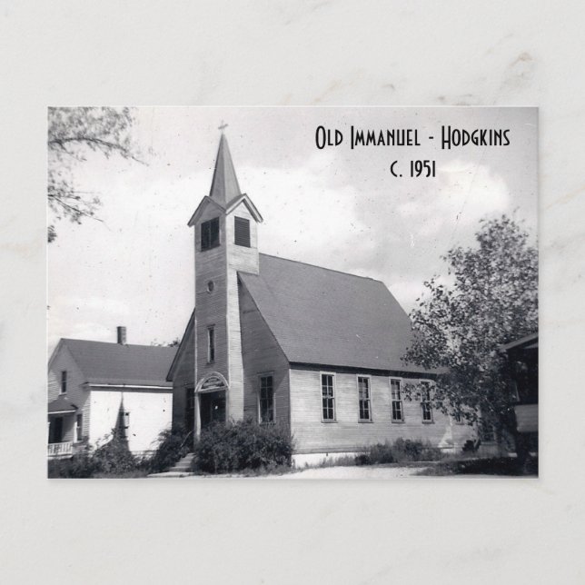 Old Immanuel - Hodgkins Postkarte (Vorderseite)
