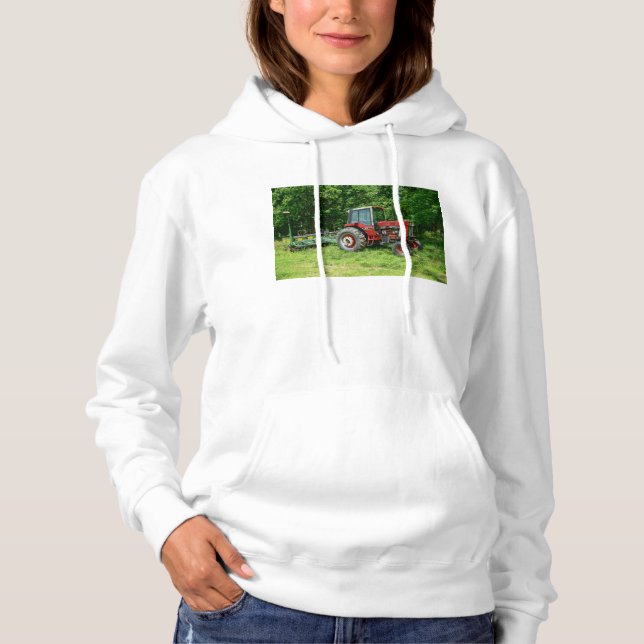 Old International Traktor Hoodie (Vorderseite)