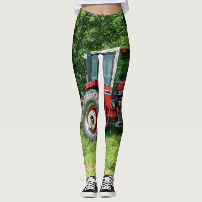 Old International Traktor Leggings (Vorderseite)
