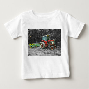 Old International Traktor Painterly Baby T-shirt