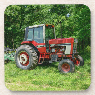 Old International Traktor Untersetzer