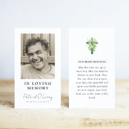 Old Irish Blessing Foto-Gebetskarte