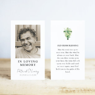 Old Irish Blessing Foto-Gebetskarte
