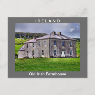 Old Irish Farm Postcard Postkarte