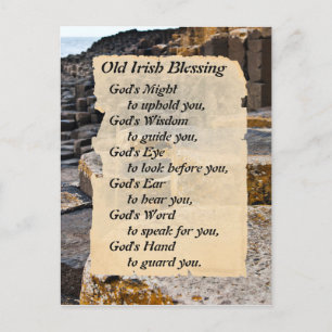 Old Irish Sessing, Giants Causeway Irland Postkarte
