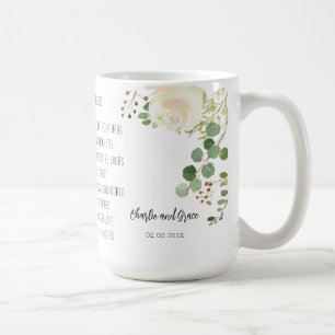 Old Irish Sessing & Personalize Wedding Greenerie Kaffeetasse