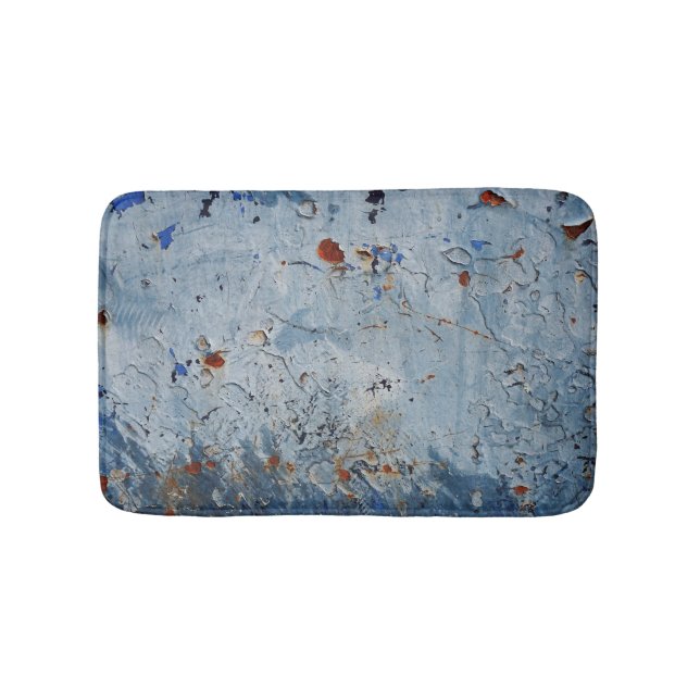 Old Iron Blue Stain Corrode Badematte (Vorderseite)