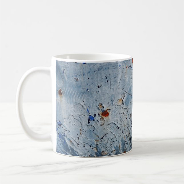Old Iron Blue Stain Corrode Kaffeetasse (Links)