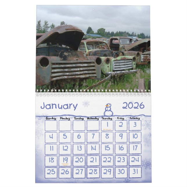 Old Iron Classic Cars Kalender (Jan 2026)