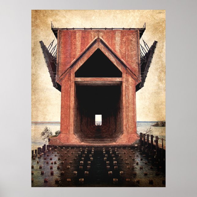 Old Iron Ore Dock Poster (Vorne)