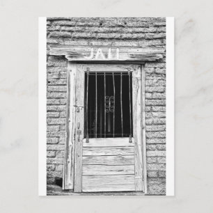 Old Jailhouse Door Postkarte