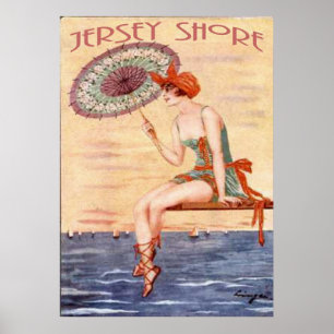 Old Jersey Shore Poster